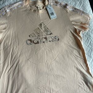 Adidas peach/gold Women's T-Shirt XL